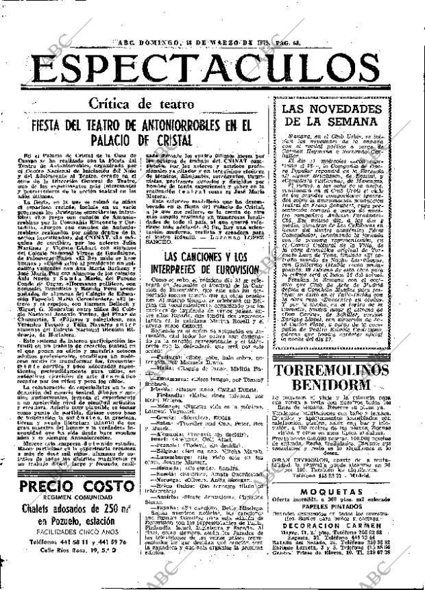 ABC MADRID 18-03-1979 página 74