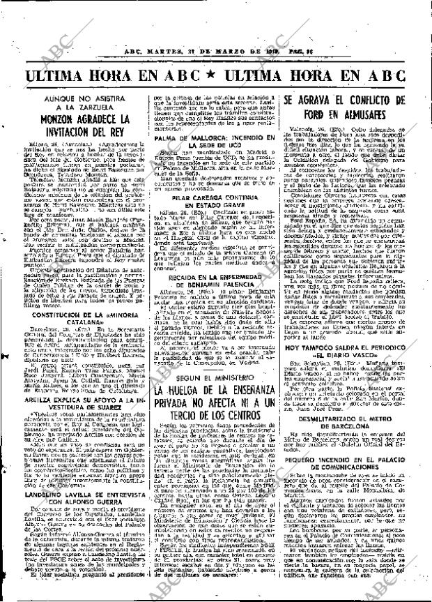 ABC MADRID 27-03-1979 página 112