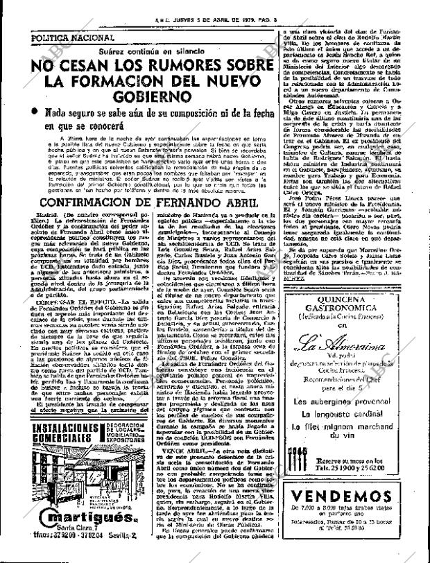 ABC SEVILLA 05-04-1979 página 19