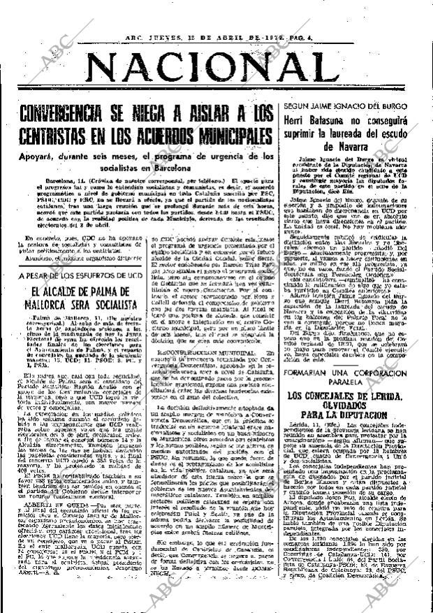 ABC MADRID 12-04-1979 página 12