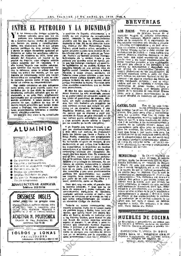 ABC MADRID 13-04-1979 página 12