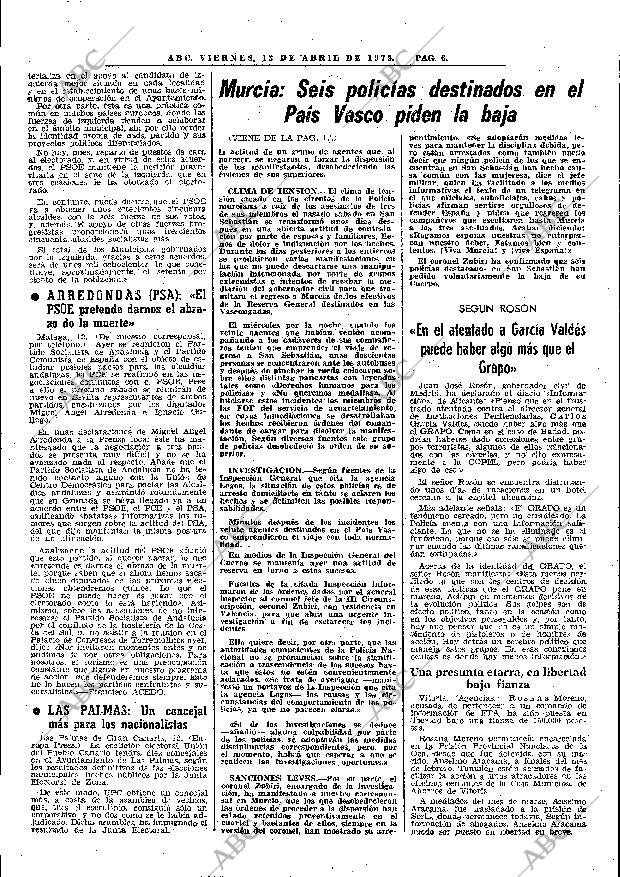 ABC MADRID 13-04-1979 página 14