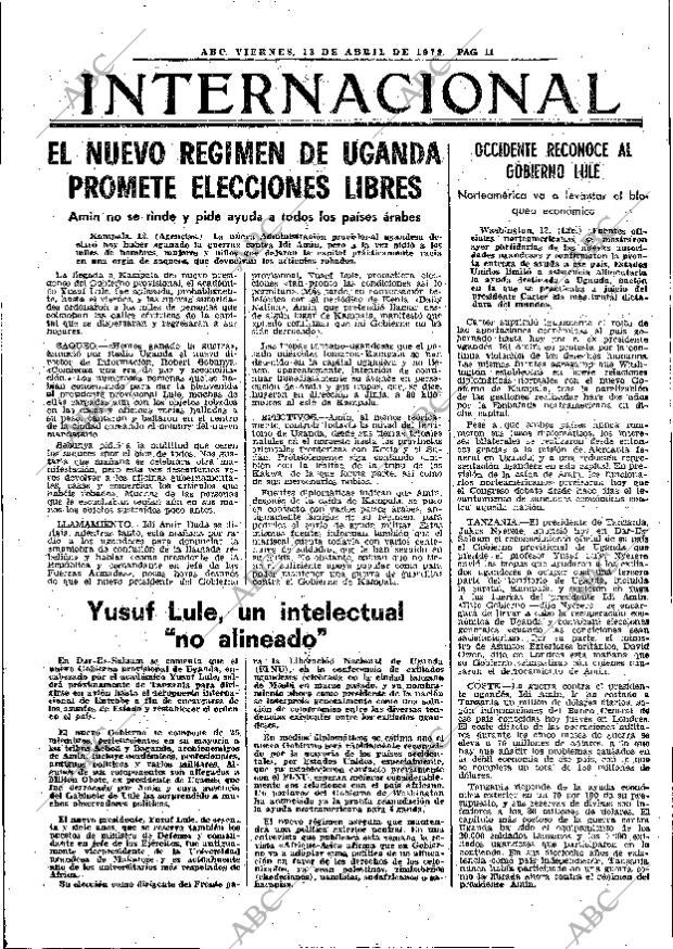 ABC MADRID 13-04-1979 página 19