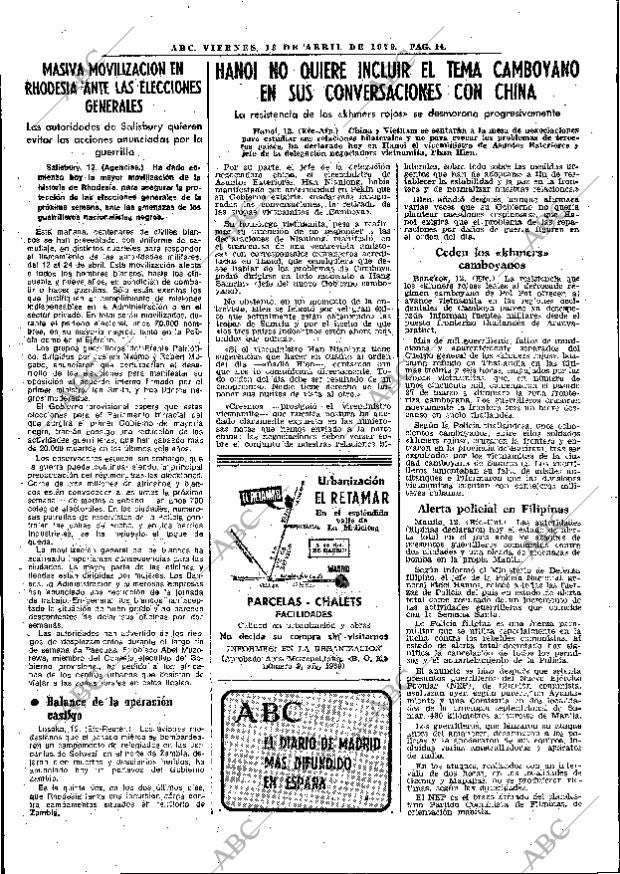 ABC MADRID 13-04-1979 página 22