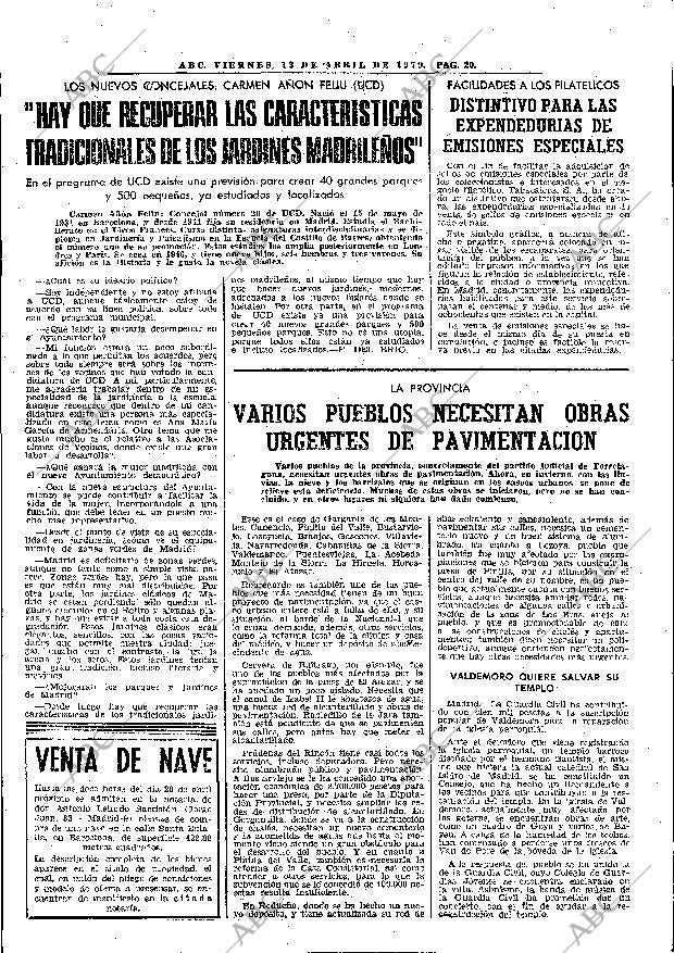 ABC MADRID 13-04-1979 página 28