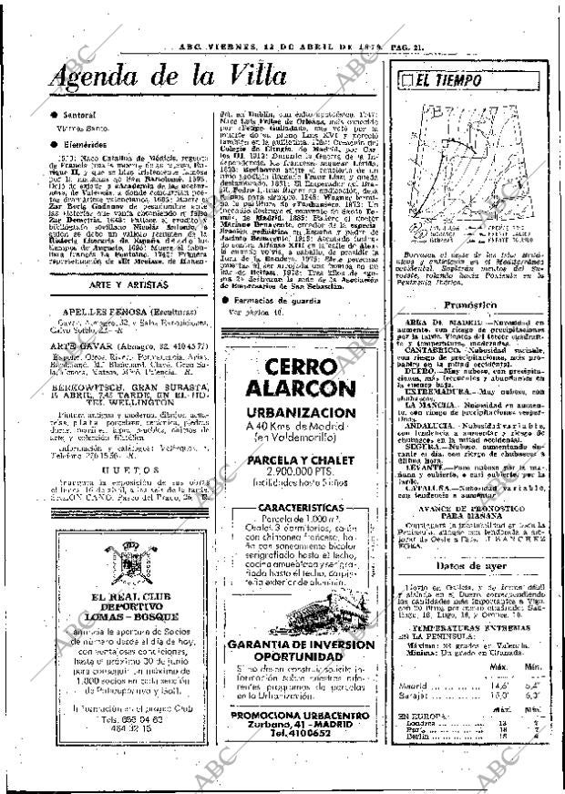ABC MADRID 13-04-1979 página 29