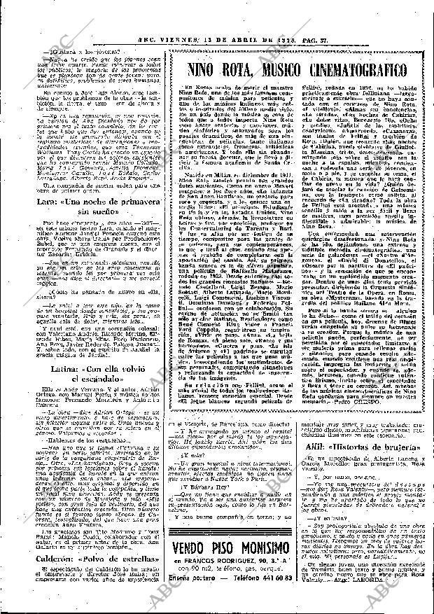 ABC MADRID 13-04-1979 página 45