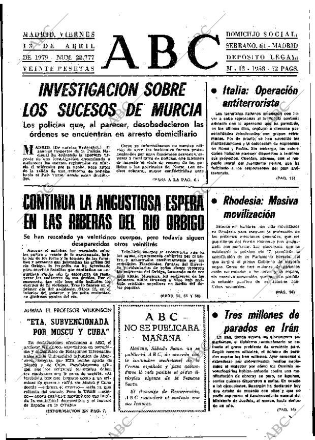ABC MADRID 13-04-1979 página 9