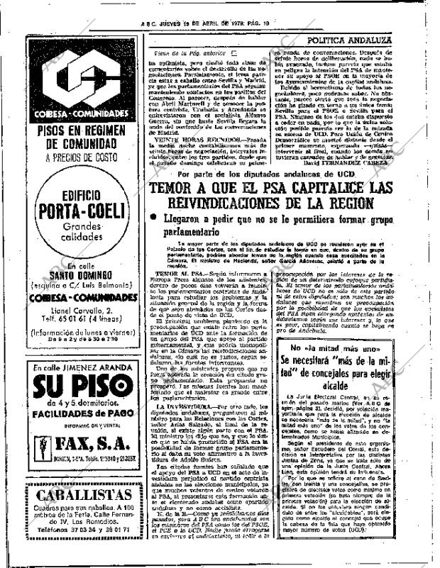 ABC SEVILLA 19-04-1979 página 22