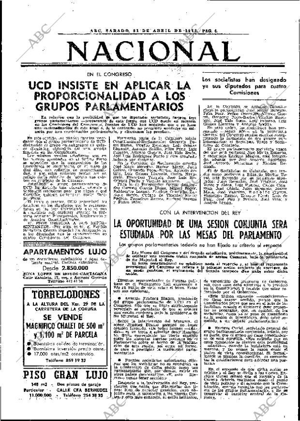 ABC MADRID 21-04-1979 página 16