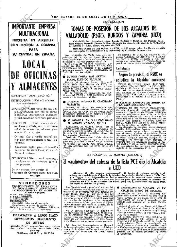 ABC MADRID 21-04-1979 página 18
