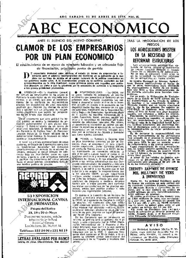 ABC MADRID 21-04-1979 página 39