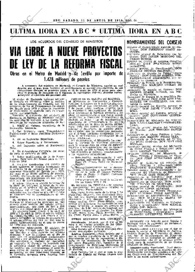 ABC MADRID 21-04-1979 página 76