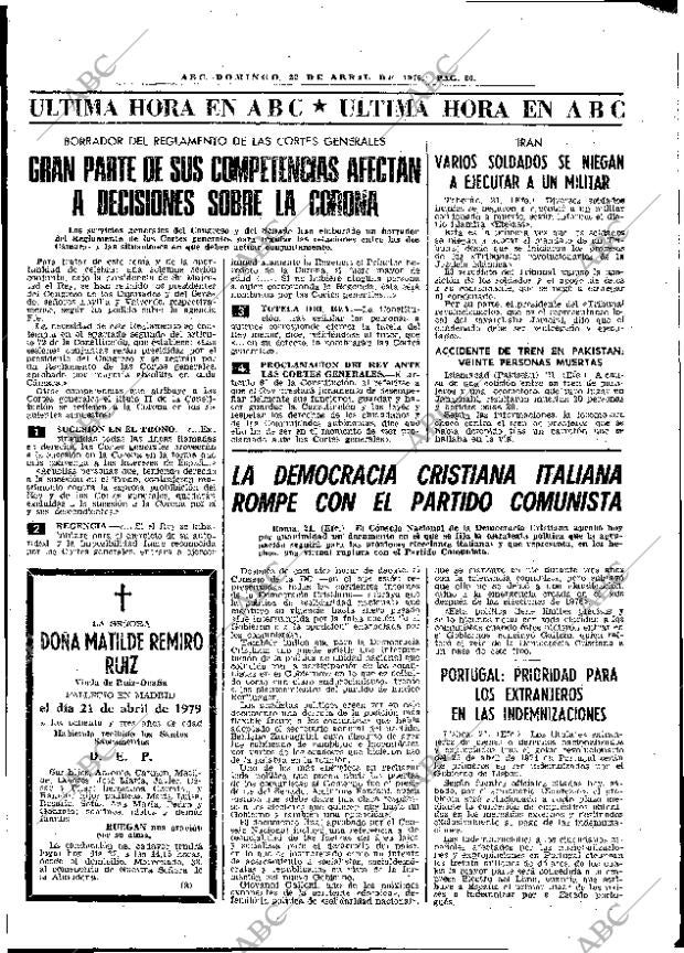 ABC MADRID 22-04-1979 página 100