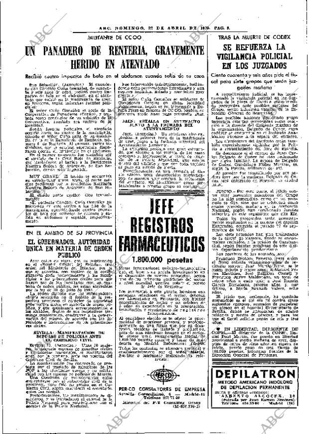 ABC MADRID 22-04-1979 página 28