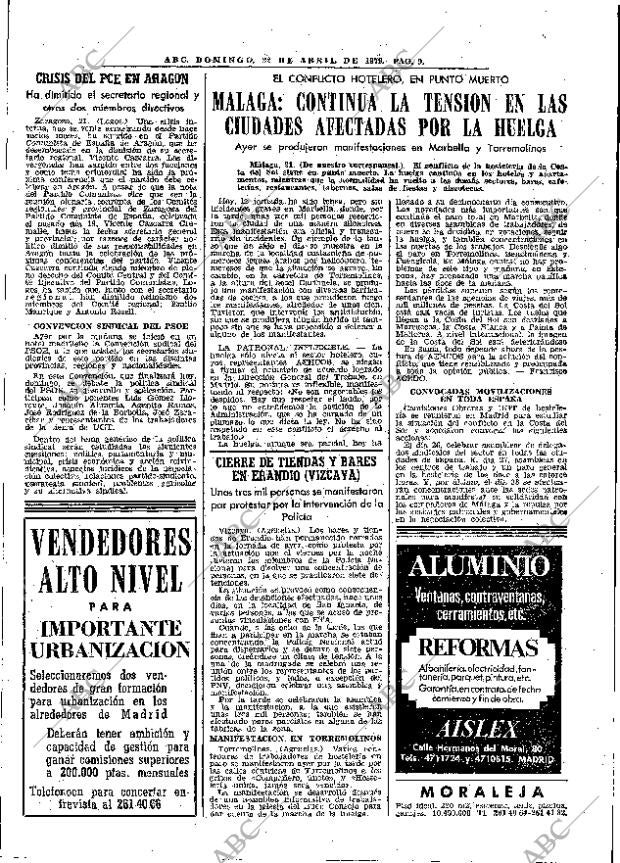 ABC MADRID 22-04-1979 página 29