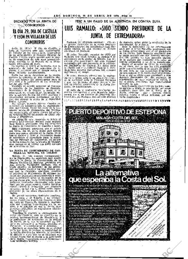 ABC MADRID 22-04-1979 página 31