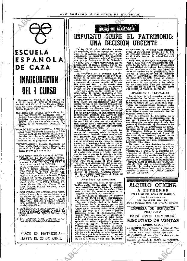 ABC MADRID 22-04-1979 página 59
