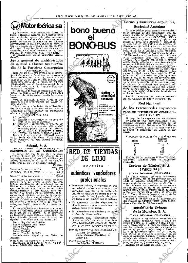 ABC MADRID 22-04-1979 página 60