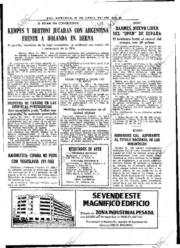 ABC MADRID 22-04-1979 página 70
