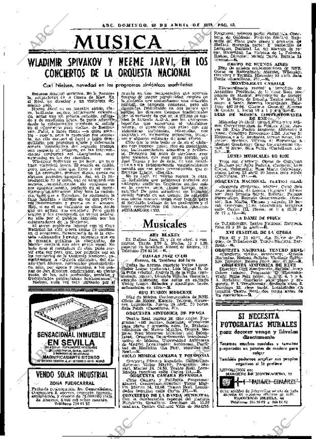 ABC MADRID 22-04-1979 página 73