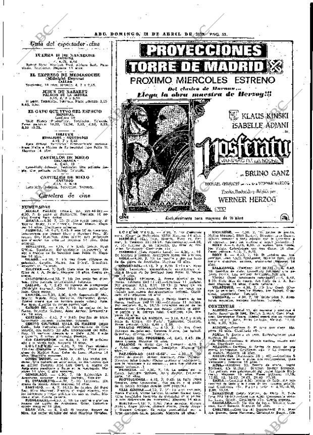 ABC MADRID 22-04-1979 página 77