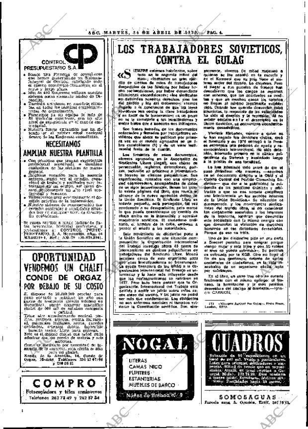ABC MADRID 24-04-1979 página 24