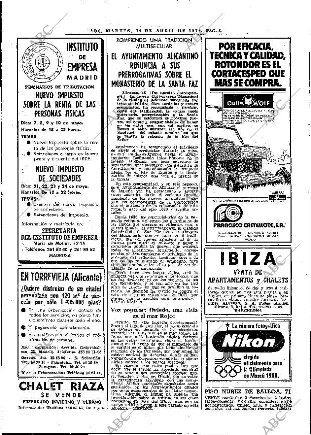 ABC MADRID 24-04-1979 página 28