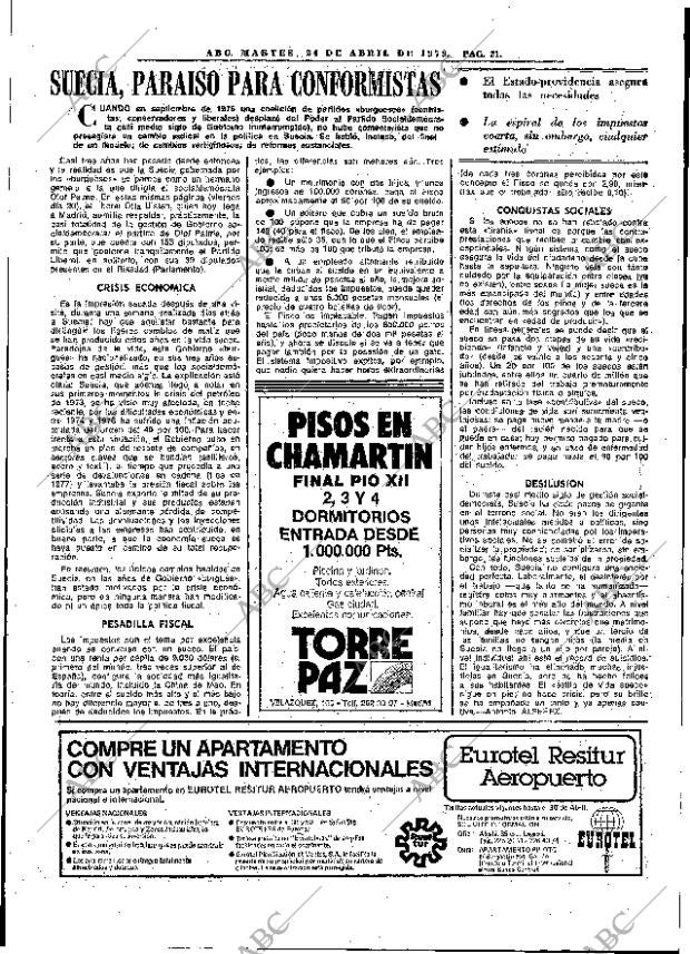 ABC MADRID 24-04-1979 página 41