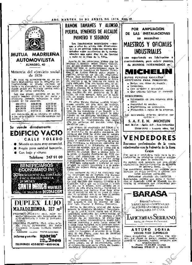 ABC MADRID 24-04-1979 página 52