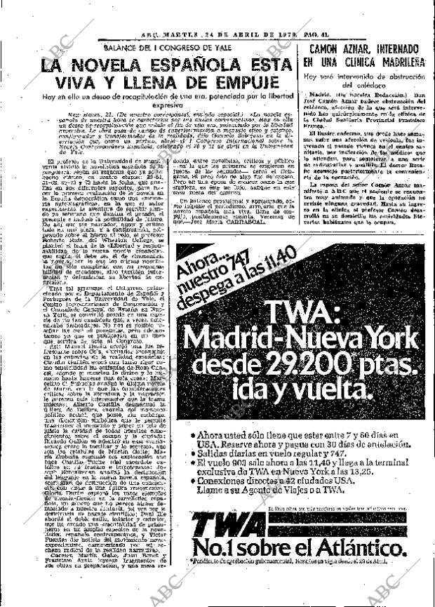 ABC MADRID 24-04-1979 página 61