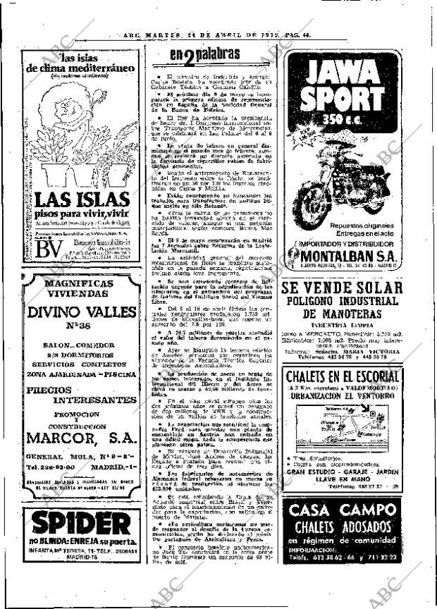 ABC MADRID 24-04-1979 página 66