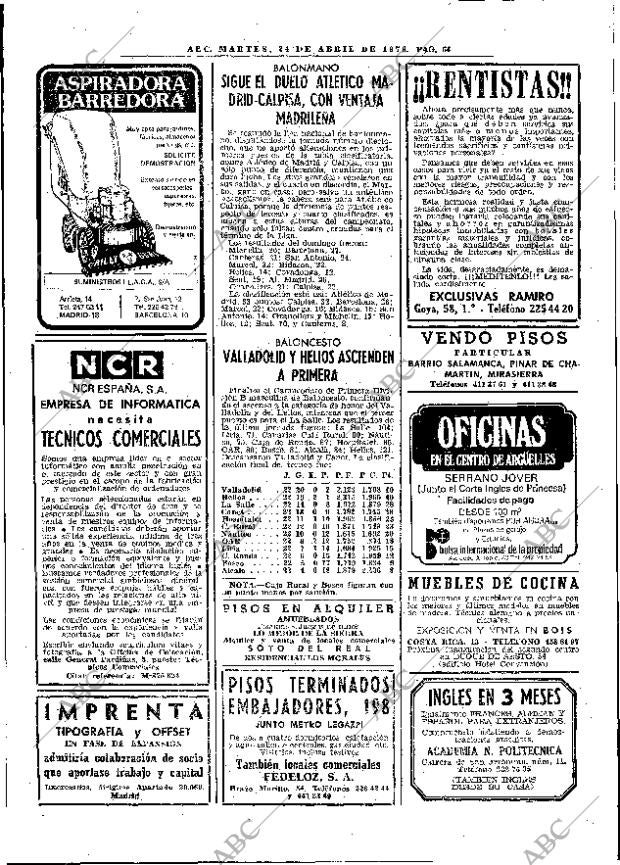 ABC MADRID 24-04-1979 página 84