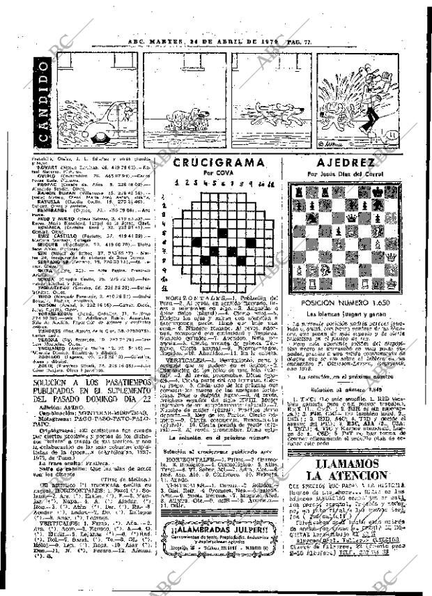 ABC MADRID 24-04-1979 página 97