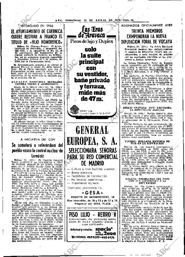 ABC MADRID 25-04-1979 página 26