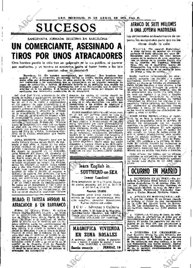 ABC MADRID 25-04-1979 página 59