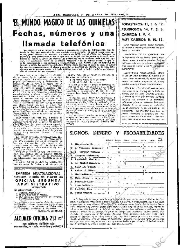 ABC MADRID 25-04-1979 página 66