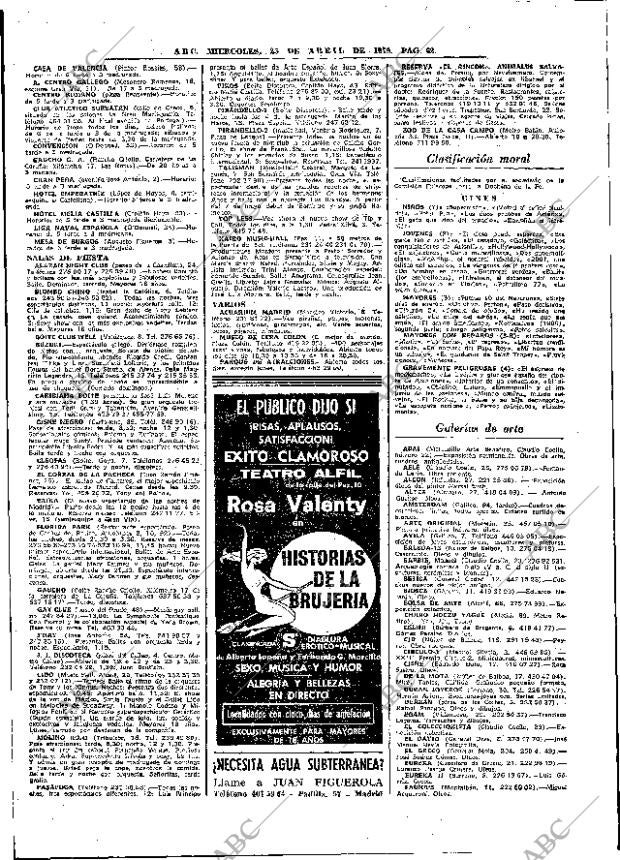 ABC MADRID 25-04-1979 página 74