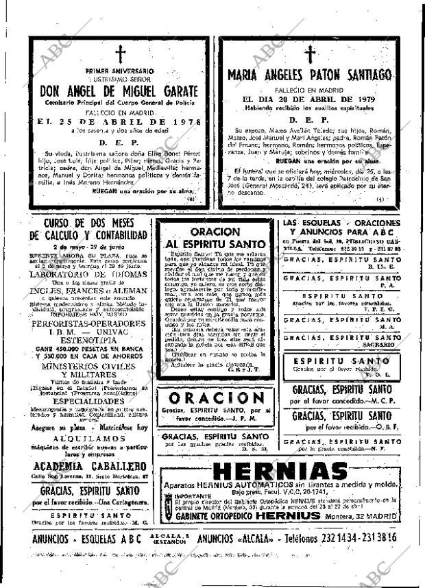 ABC MADRID 25-04-1979 página 89