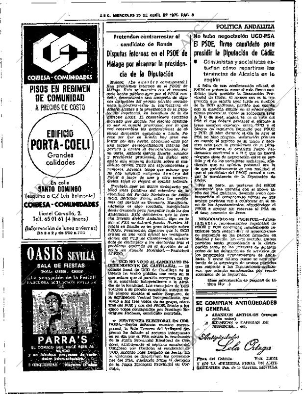 ABC SEVILLA 25-04-1979 página 20
