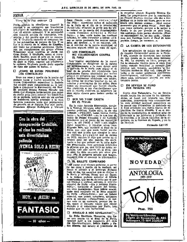 ABC SEVILLA 25-04-1979 página 36