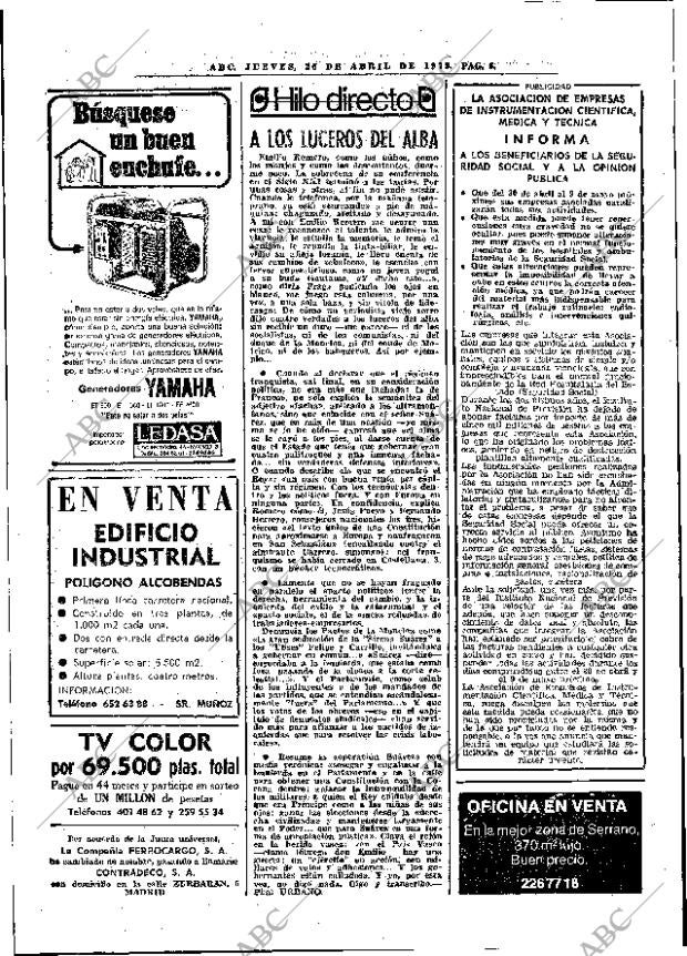 ABC MADRID 26-04-1979 página 18