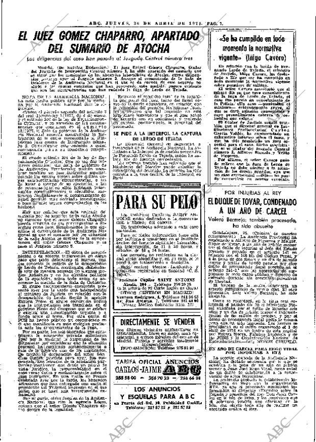 ABC MADRID 26-04-1979 página 19