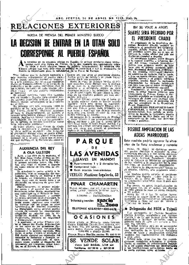 ABC MADRID 26-04-1979 página 26