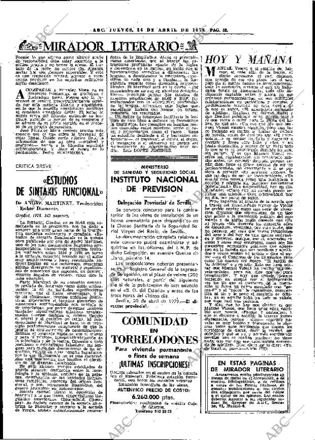 ABC MADRID 26-04-1979 página 44