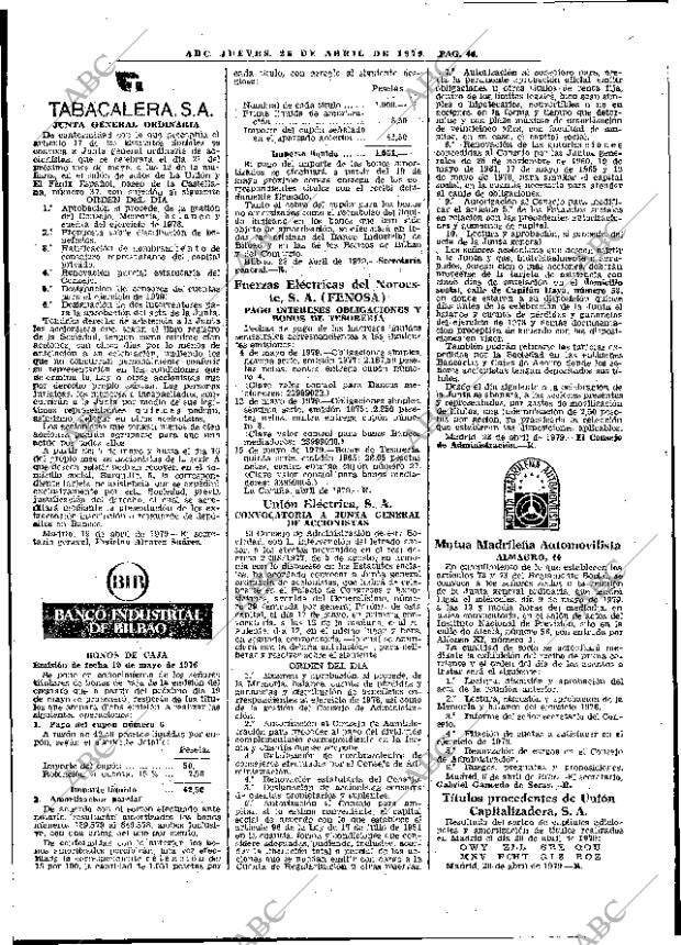 ABC MADRID 26-04-1979 página 52