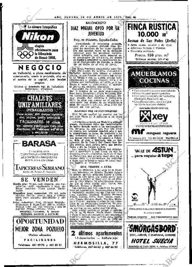 ABC MADRID 26-04-1979 página 58