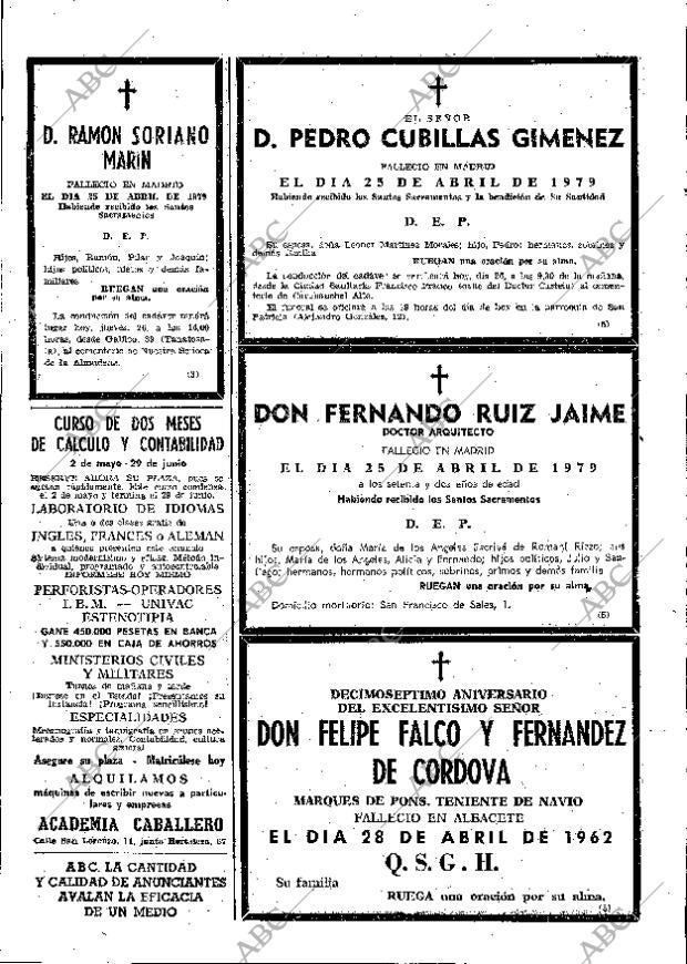 ABC MADRID 26-04-1979 página 89