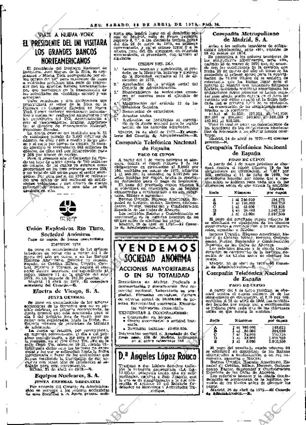 ABC MADRID 28-04-1979 página 54