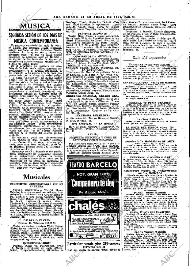 ABC MADRID 28-04-1979 página 67